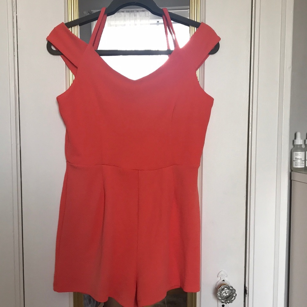 Romper in Coral by Derek heart